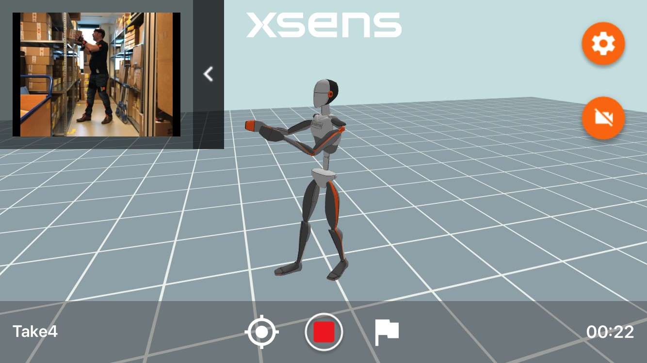 MVN Remote motion capture app for IOS and Android