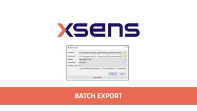 Batch export