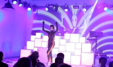 Live motion capture performances at Marlboro Secrets Tour