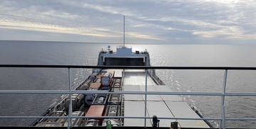 Xsens MTi measuring ship movements