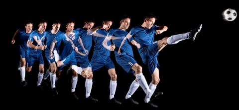 Testing ACL-reconstructed football players on the field: an algorithm to assess cutting biomechanics injury risk through wearable sensors
