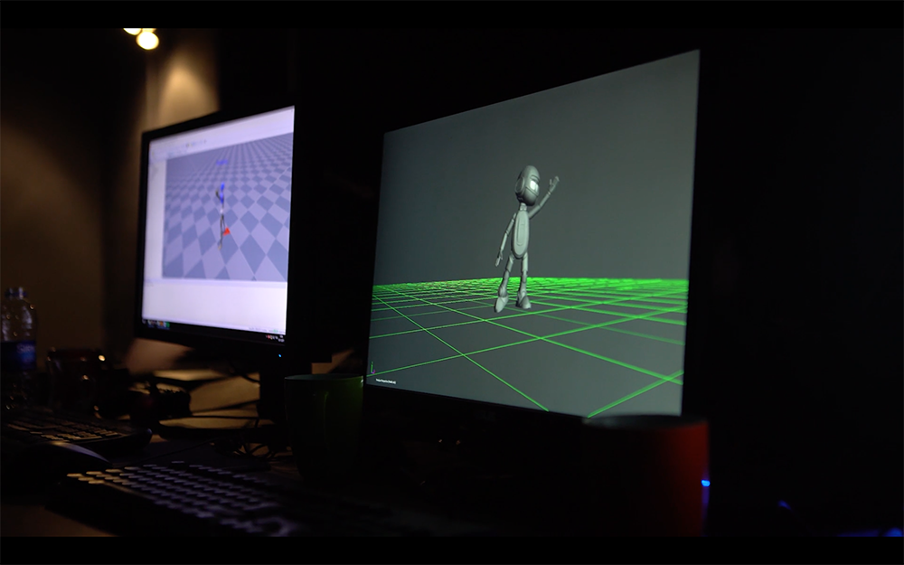 Holographic projection Live motion capture onstage with The Illusionist