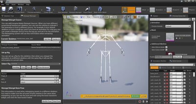 Import and retarget FBX to MetaHumans