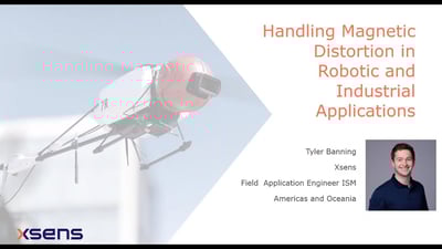 Handling magnetic distortion in robotic and industrial applications