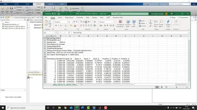 Import CSV from Xsens DOT in Matlab