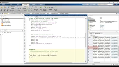 Read Xsens data in MATLAB