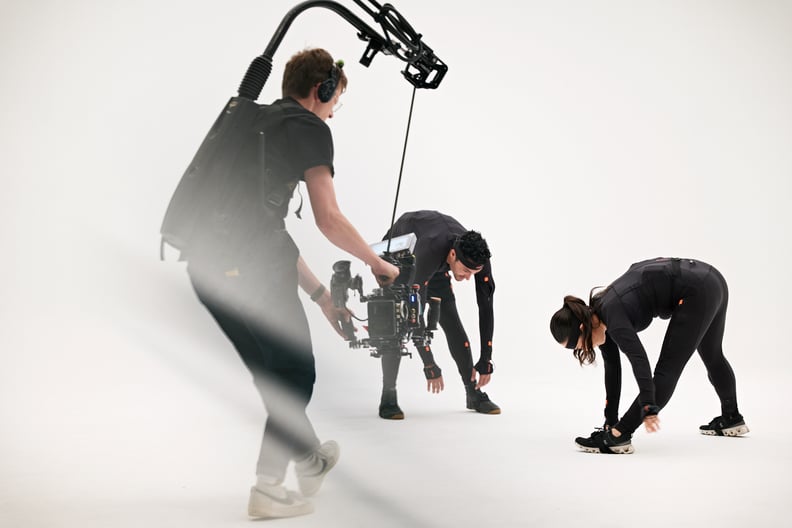 NG-Link LA Shoot - Actors Stretching