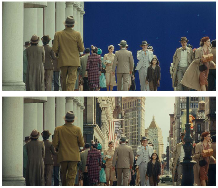 Naples To New York Green Screen Crowd