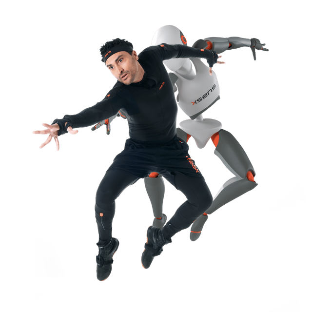 Mocap model making a jump with avatar
