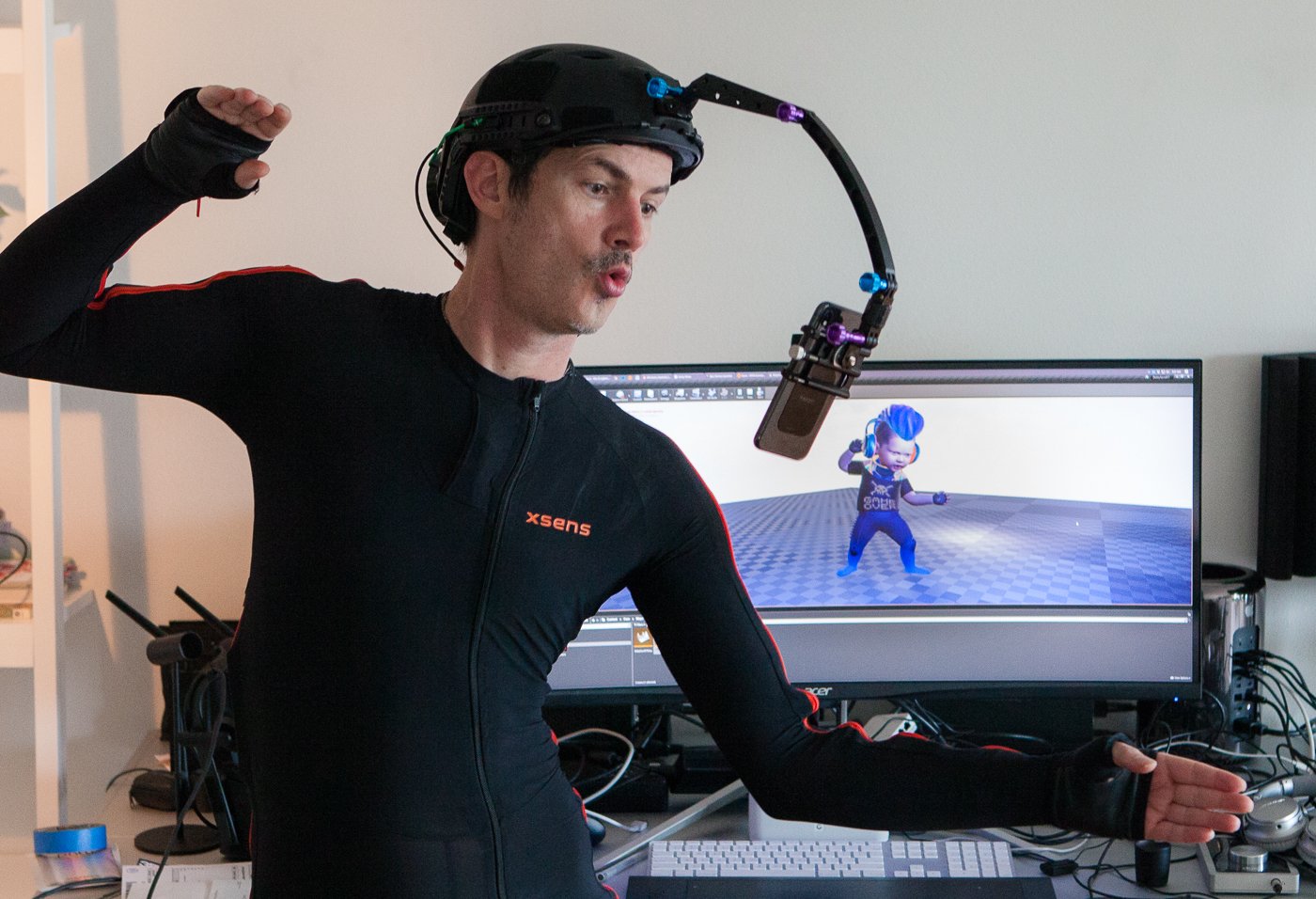 Democratising mocap: real-time full-performance with an iPhone X, Xsens,  IKINEMA, and Unreal Engine