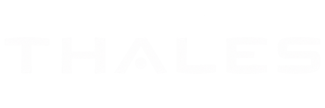 Thales logo - white