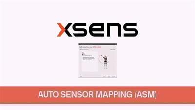 Xsens Tutorial: Auto Sensor Mapping (ASM)