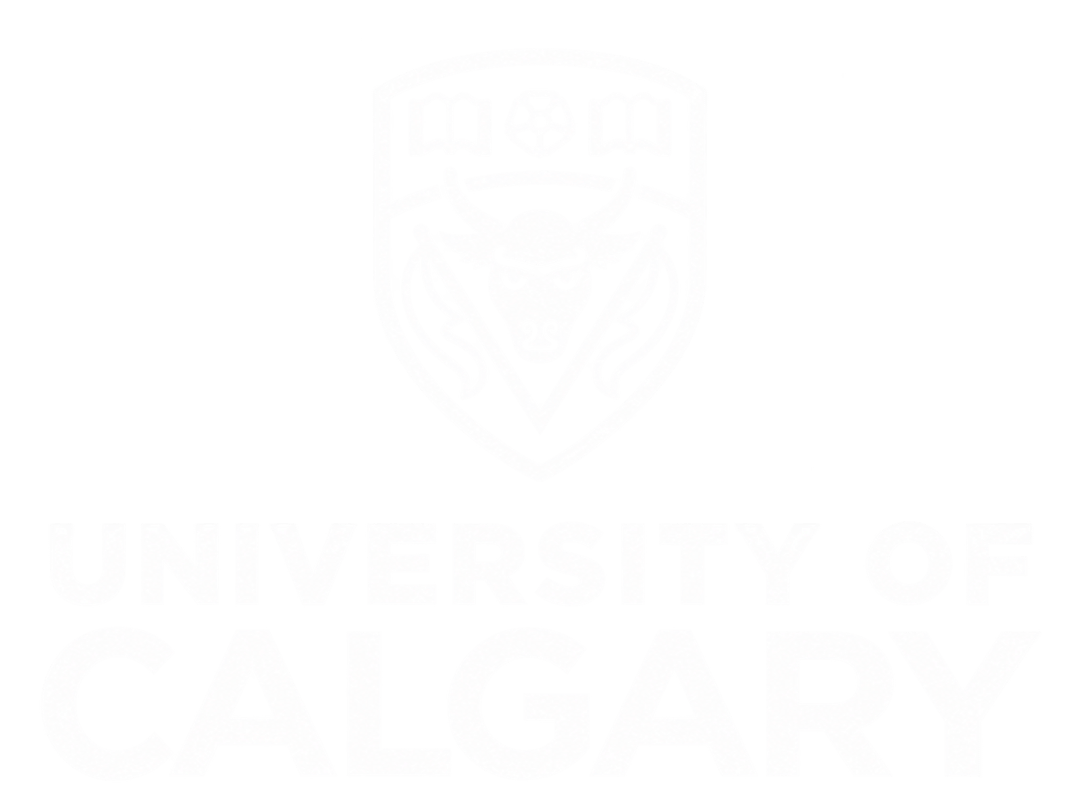 White University of Calgary logo