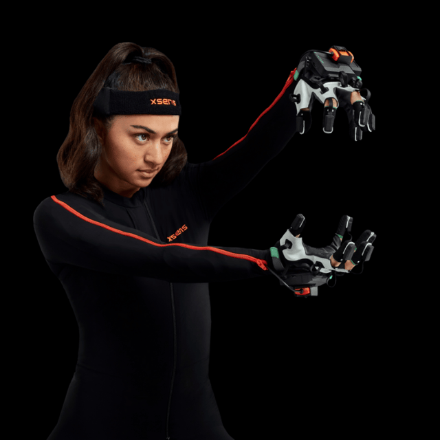 Xsens Link and Xsens Metagloves for robotics training