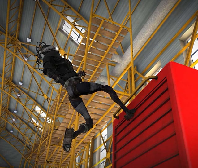 Gameplay of game made with Xsens mocap