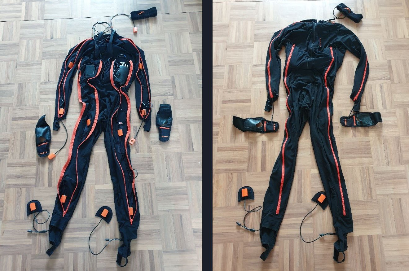 Inertial Motion Capture: (a) Moven ® , light weight latex motion suit... Downloa