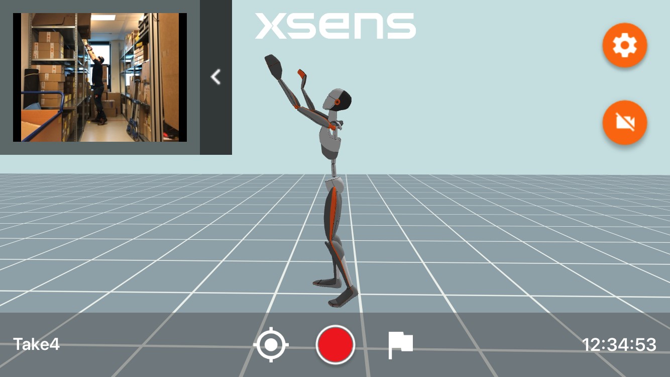 MVN Remote motion capture app for IOS and Android
