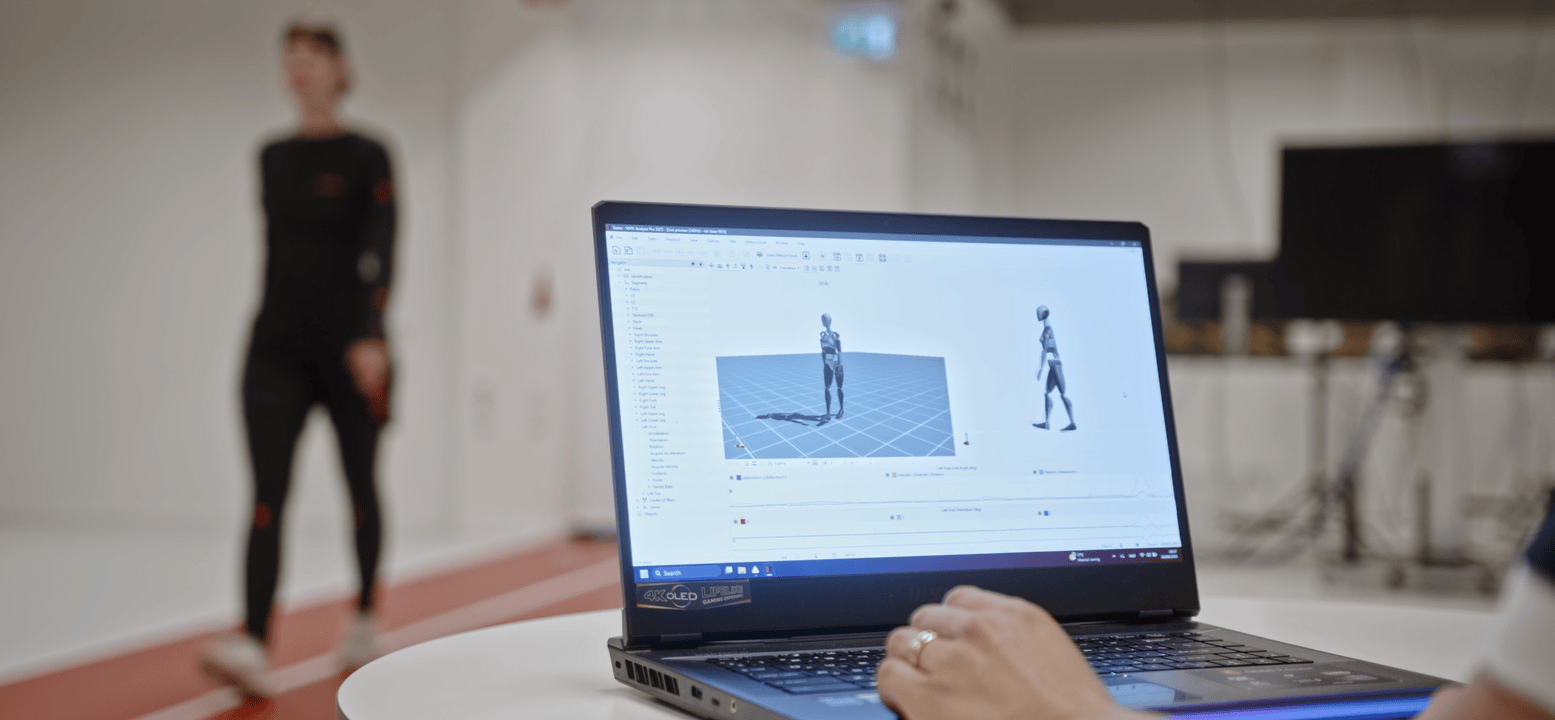 Precise biomechanical analysis and research with motion capture